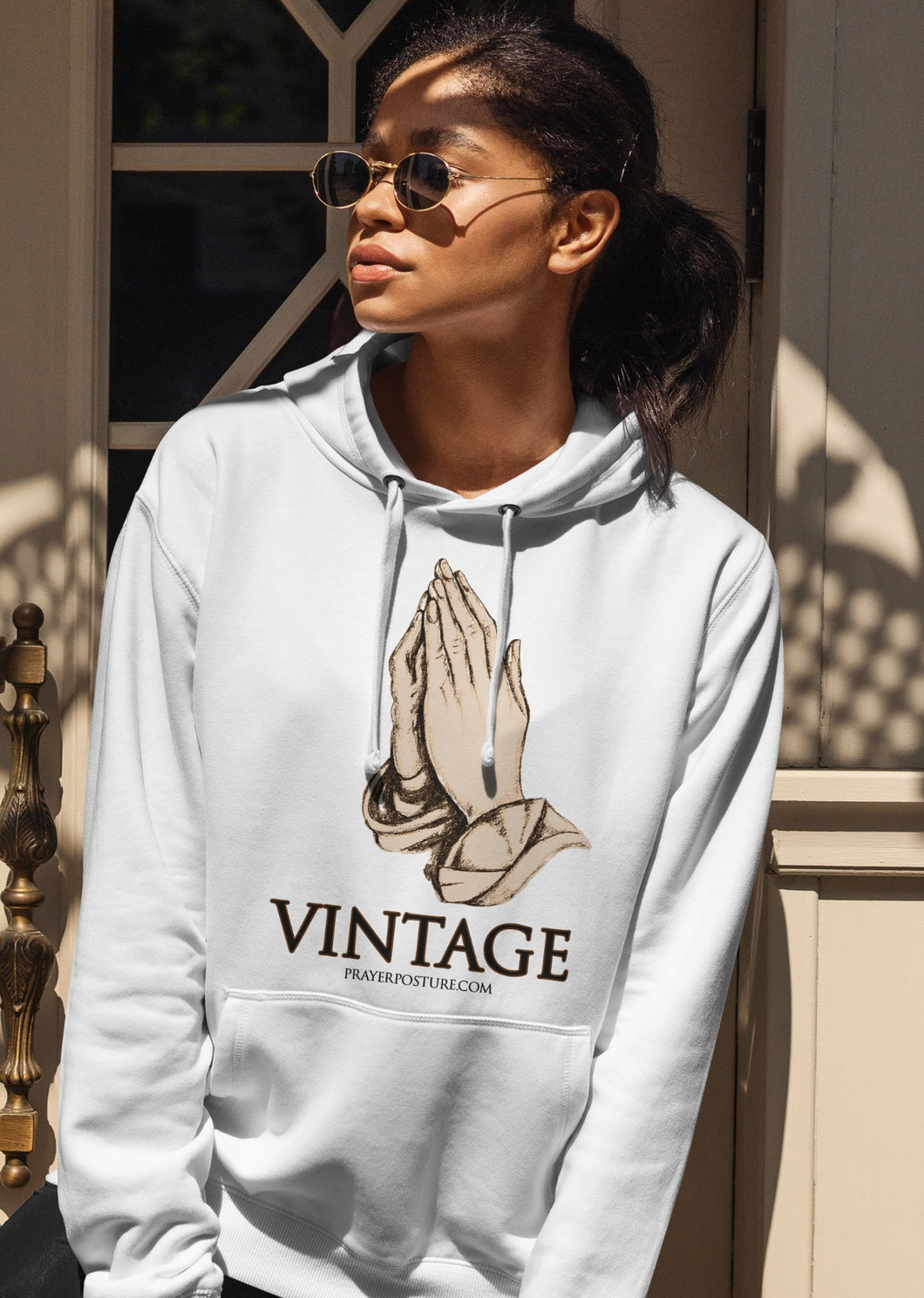 Vintage (Praying Hands) - HOODIE